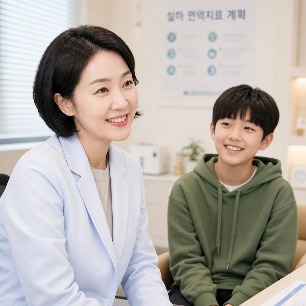 설하면역치료 중단해야 할 경우는 언제인가요?